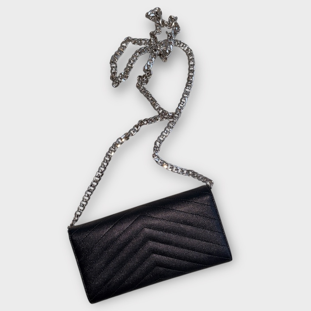 Saint Laurent YSL Grain de Poudre Wallet - ALL INCLUSIONS - Picture 16 of 16